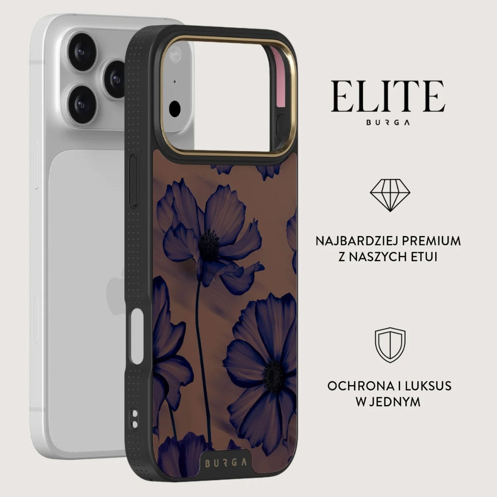 Handyhülle für iPhone 18 Pro Max, Burga Elite Dark MagSafe, Velvet Night Gold (3/8)