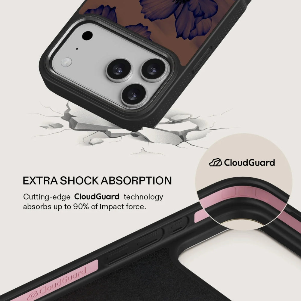 Handyhülle für iPhone 18 Pro, Burga Elite Dark MagSafe, Velvet Night Gunmetal (4/8)