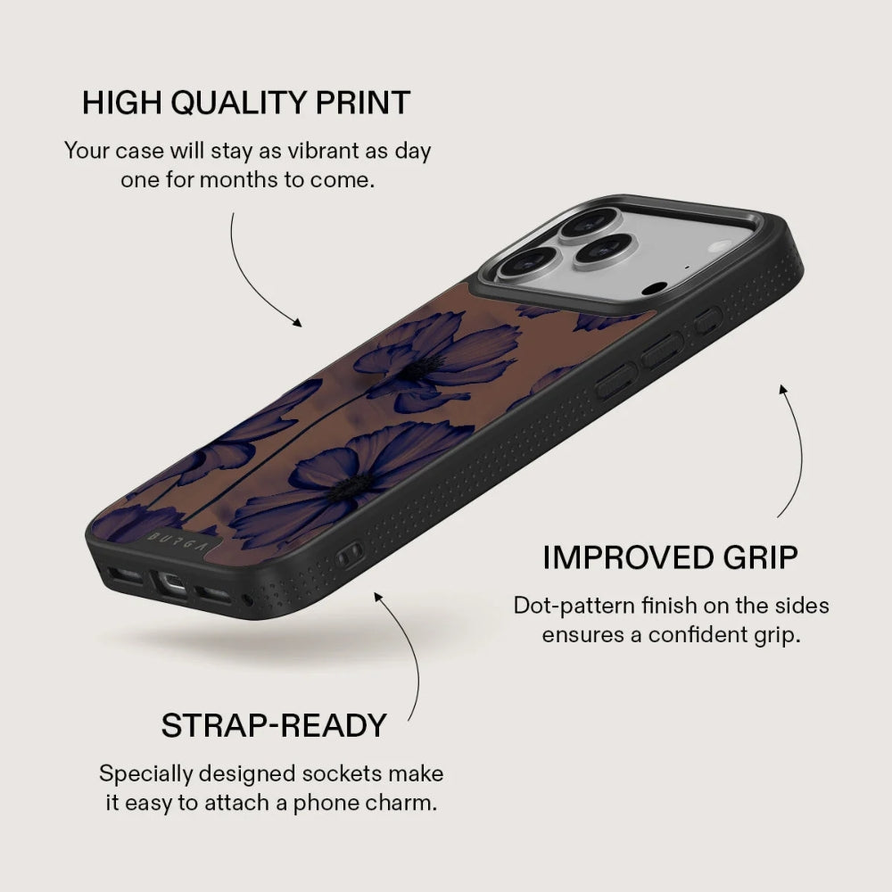 Handyhülle für iPhone 18 Pro, Burga Elite Dark MagSafe, Velvet Night Gunmetal (6/8)