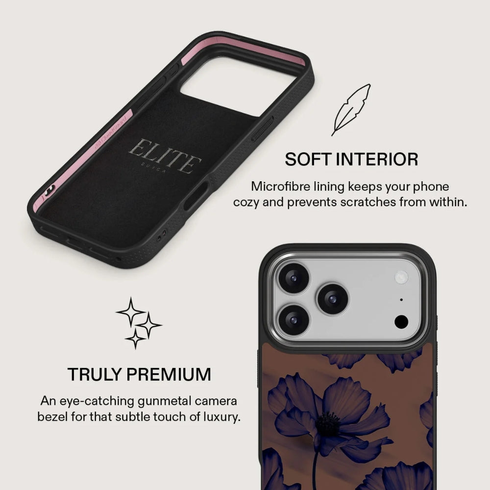 Handyhülle für iPhone 18 Pro, Burga Elite Dark MagSafe, Velvet Night Gunmetal (7/8)
