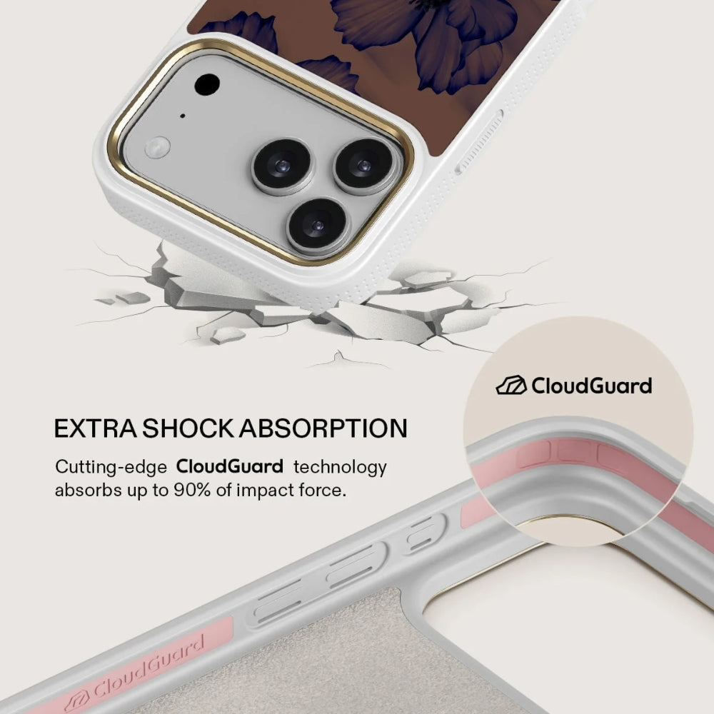 Handyhülle für iPhone 18 Pro, Burga Elite Light MagSafe, Velvet Night Gold (4/8)