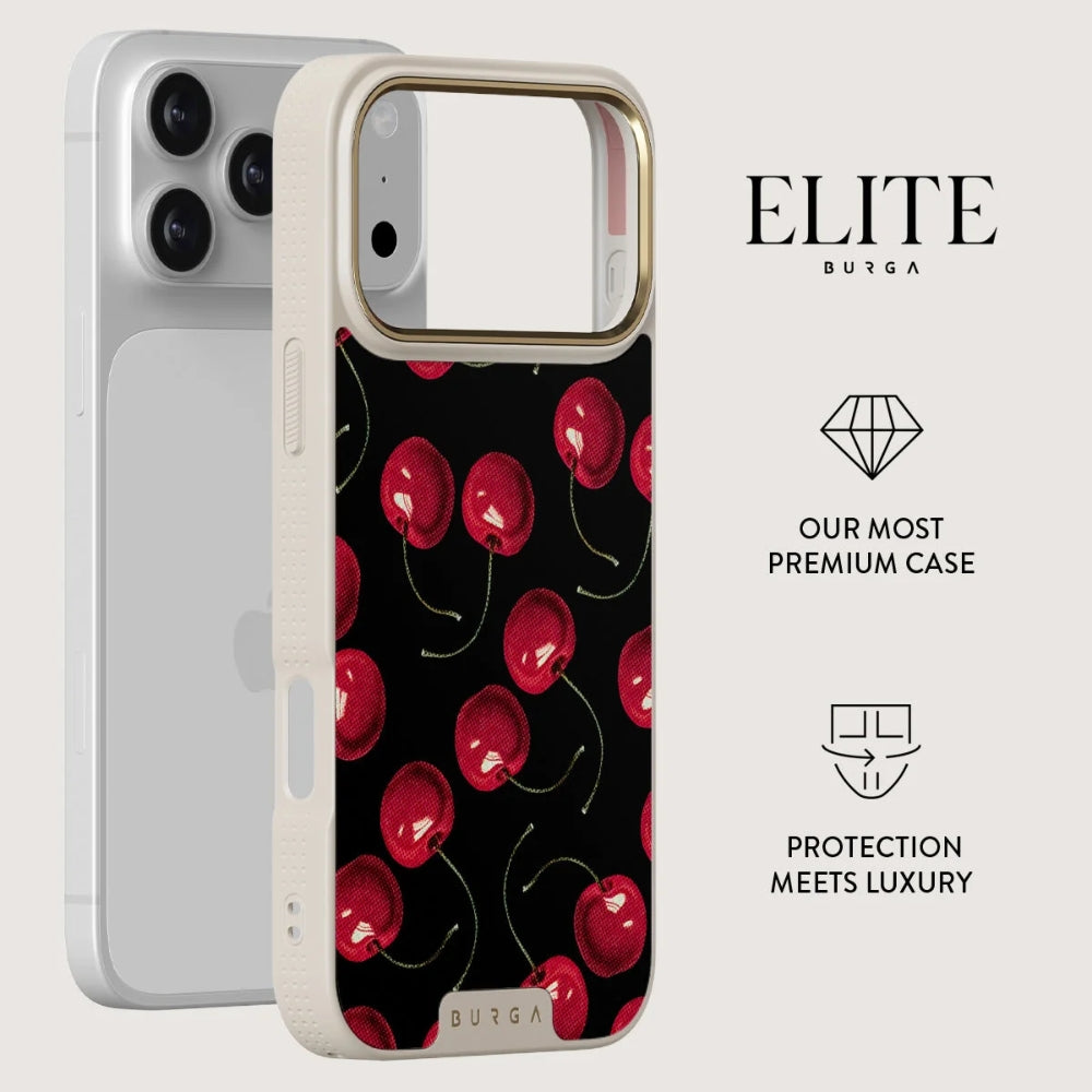 Handyhülle für iPhone 18 Pro, Burga Elite Light MagSafe, Cherrybomb Gold (3/8)