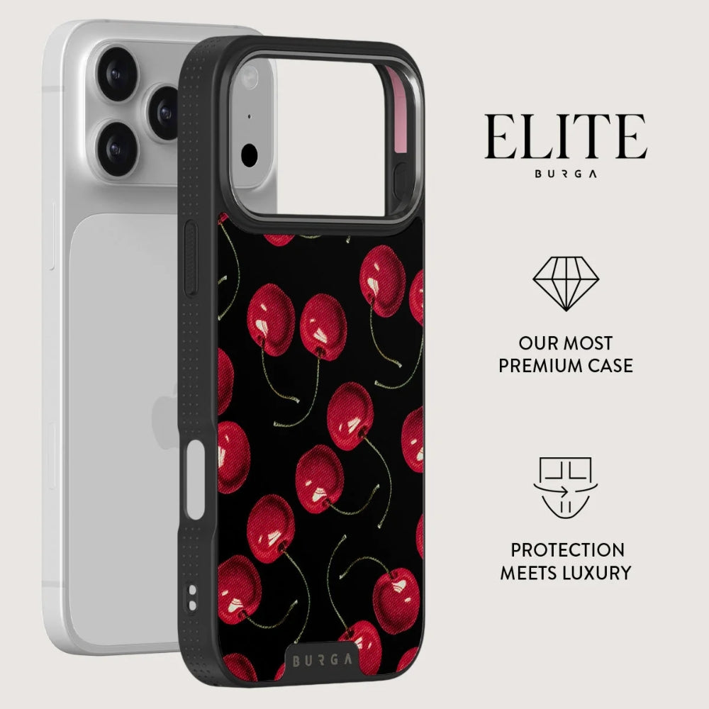 Handyhülle für iPhone 18 Pro Max, Burga Elite Dark MagSafe, Cherrybomb Gunmetal (3/8)