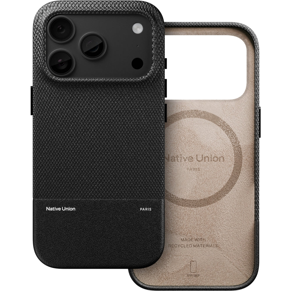 Handyhülle für iPhone 18 Pro, Native Union (RE)Classic mit MagSafe, Schwarz (1/7)