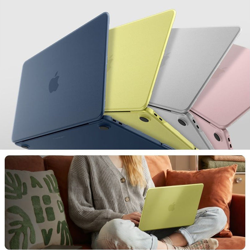 Schutzhülle für MacBook Neo 13" A18 Pro 2026, Spigen Air Skin, Mattgelb