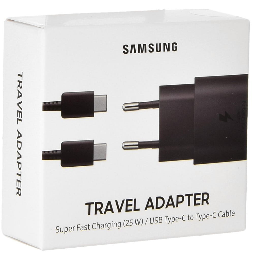 Wandladegerät Samsung Travel Adapter PD 25W, USB-C, Schwarz