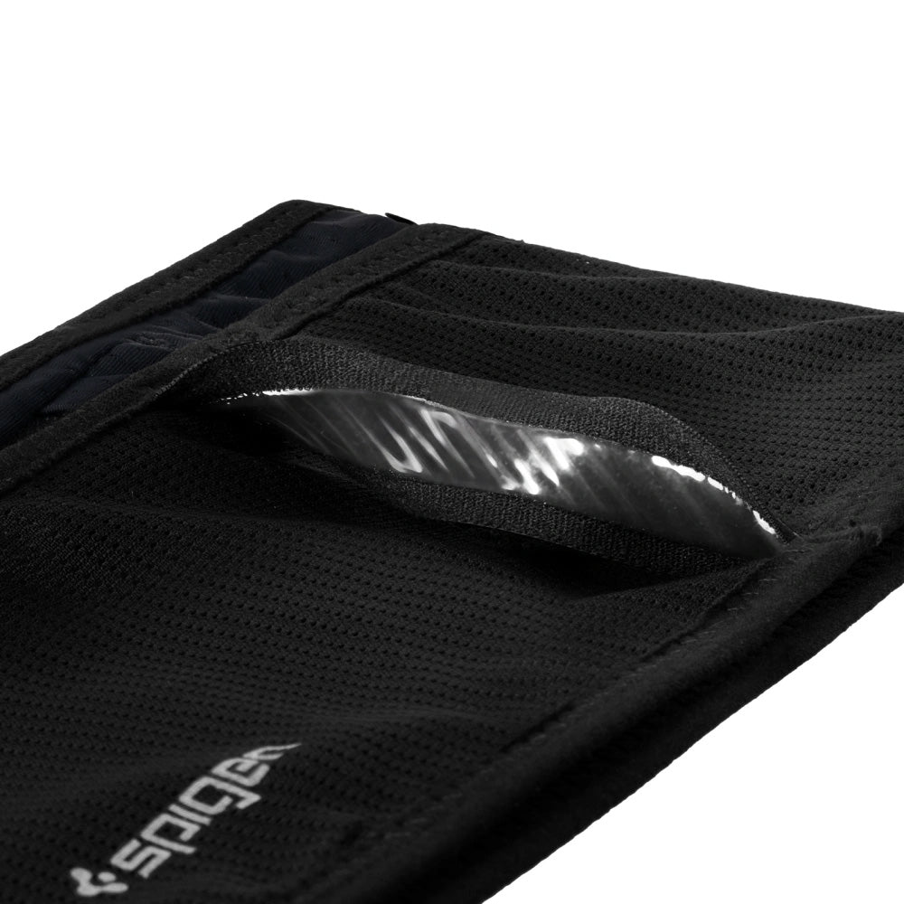 Hüfttasche zum Laufen, Spigen A712 Dynamic Shield Waist Bag M, Schwarz
