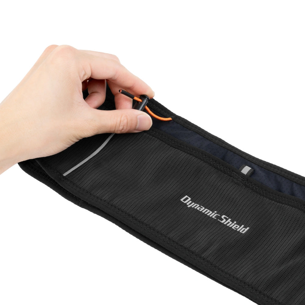 Hüfttasche zum Laufen, Spigen A712 Dynamic Shield Waist Bag M, Schwarz