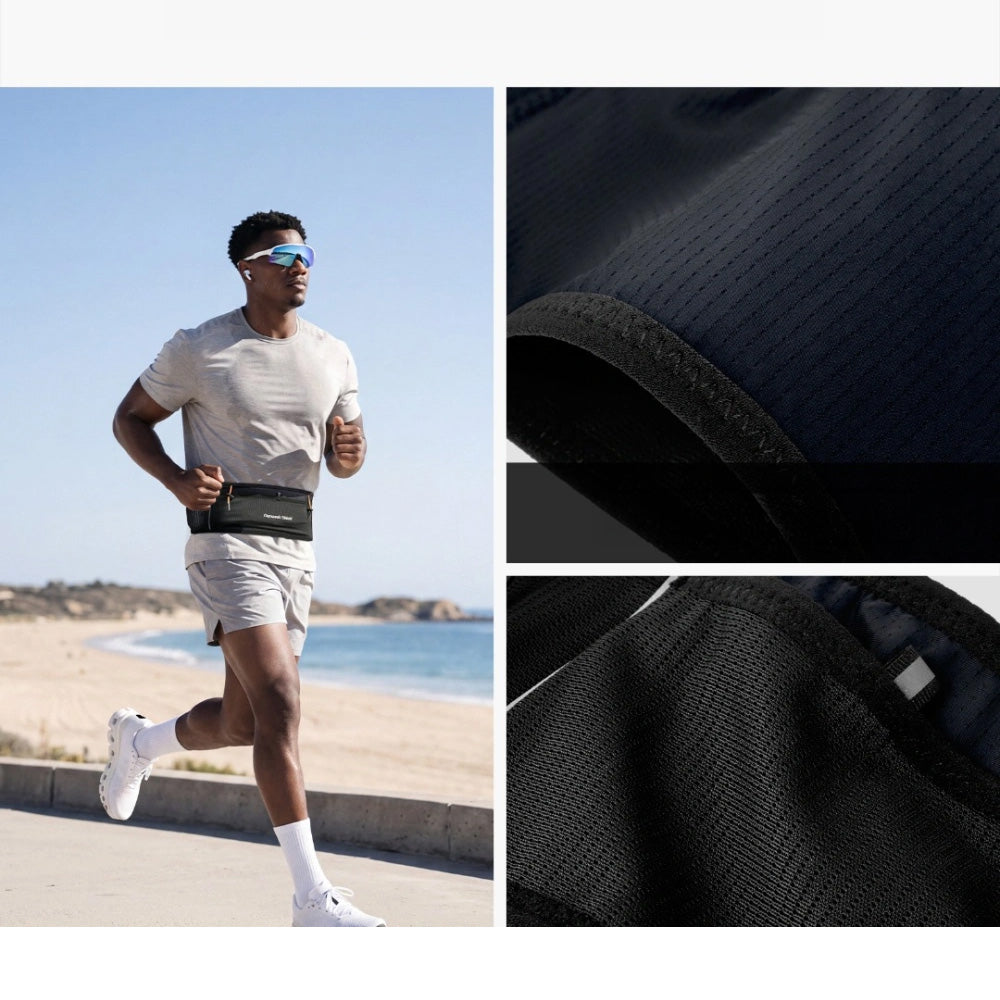 Hüfttasche zum Laufen, Spigen A712 Dynamic Shield Waist Bag M, Schwarz