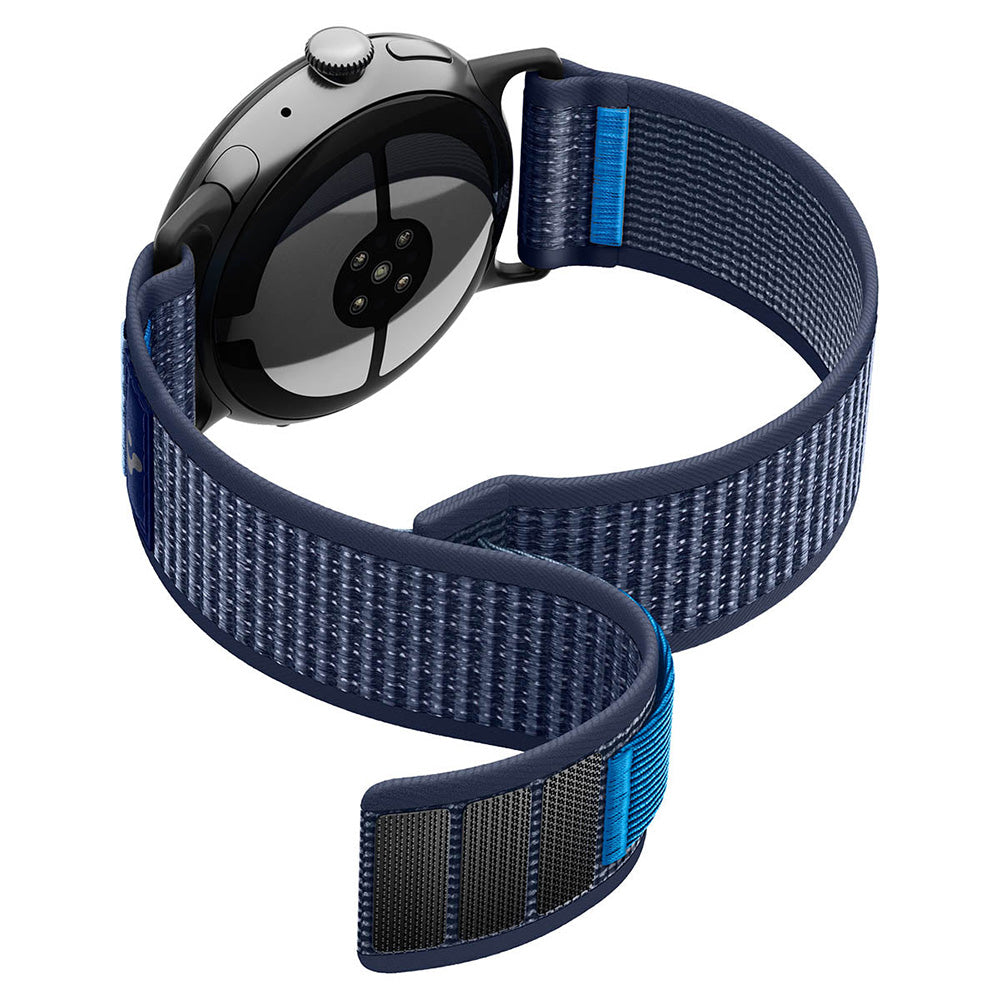 Armband für Google Pixel Watch (41 mm) / 5 (41mm) / 4 (41mm) / 3 (41mm) / 2 (41 mm), Spigen Athlex Air, Dunkelblau (9/15)