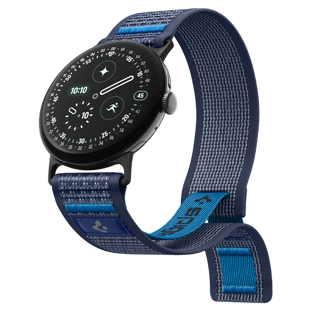 Armband für Google Pixel Watch (41 mm) / 5 (41mm) / 4 (41mm) / 3 (41mm) / 2 (41 mm), Spigen Athlex Air, Dunkelblau (8/15)