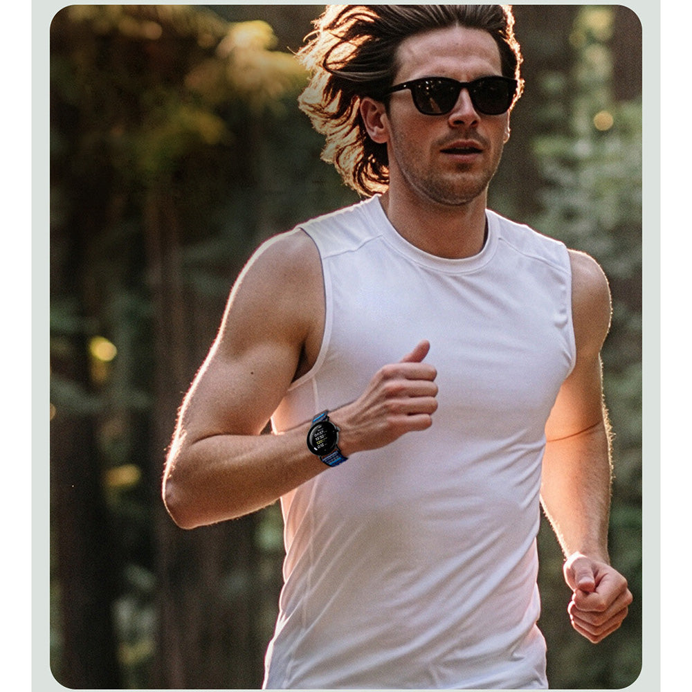 Armband für Google Pixel Watch (41 mm) / 5 (41mm) / 4 (41mm) / 3 (41mm) / 2 (41 mm), Spigen Athlex Air, Dunkelblau (7/15)
