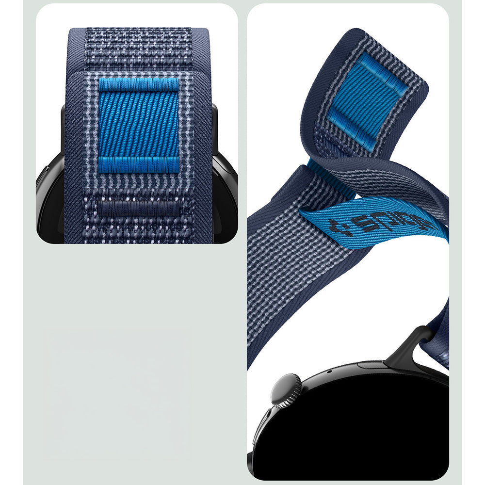 Armband für Google Pixel Watch (41 mm) / 5 (41mm) / 4 (41mm) / 3 (41mm) / 2 (41 mm), Spigen Athlex Air, Dunkelblau (6/15)