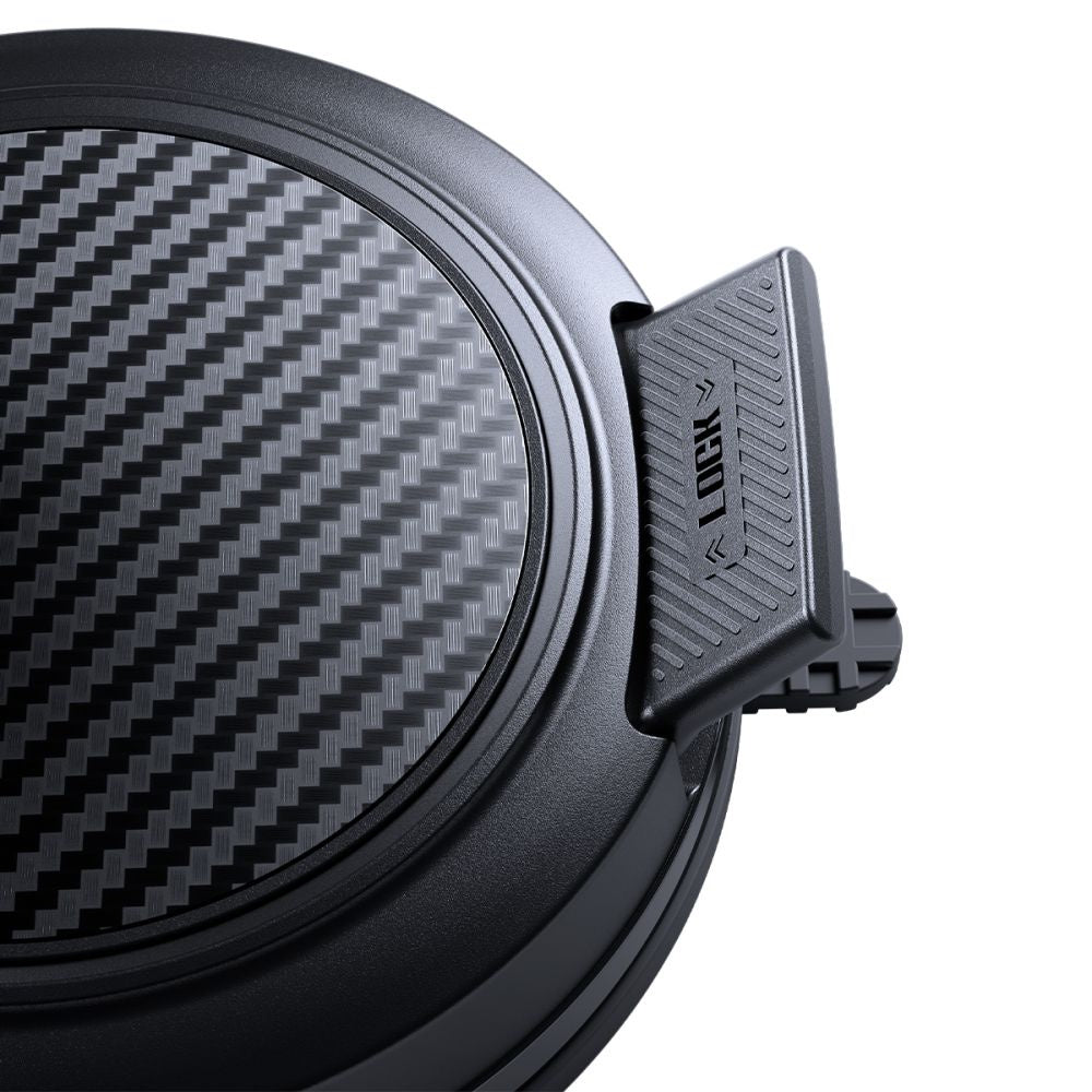 Magnetische Autohalterung für MagSafe für Smartphone, für Armaturenbrett oder Windschutzscheibe, Spigen STK100 VacuumLock Magnetic Car Mount, Schwarz