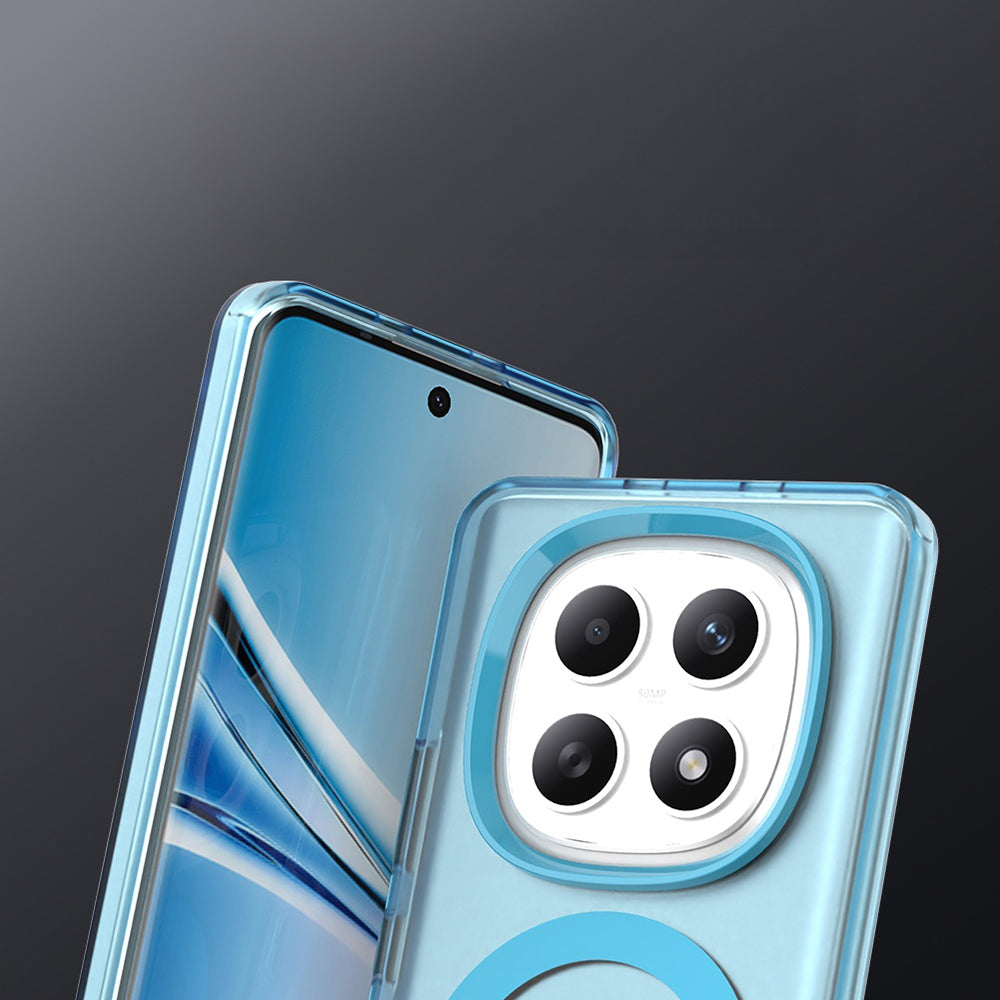 Handyhülle für Xiaomi Redmi  Note 15 4G / Redmi  Note 15 5G / POCO M8 5G, Techsuit CandyCase MagSafe, Blau