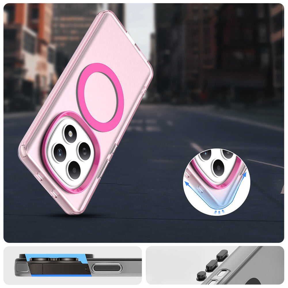 Handyhülle für Xiaomi Redmi Note 15 4G / Redmi Note 15 5G / POCO M8 5G, Techsuit CandyCase MagSafe, Rosa