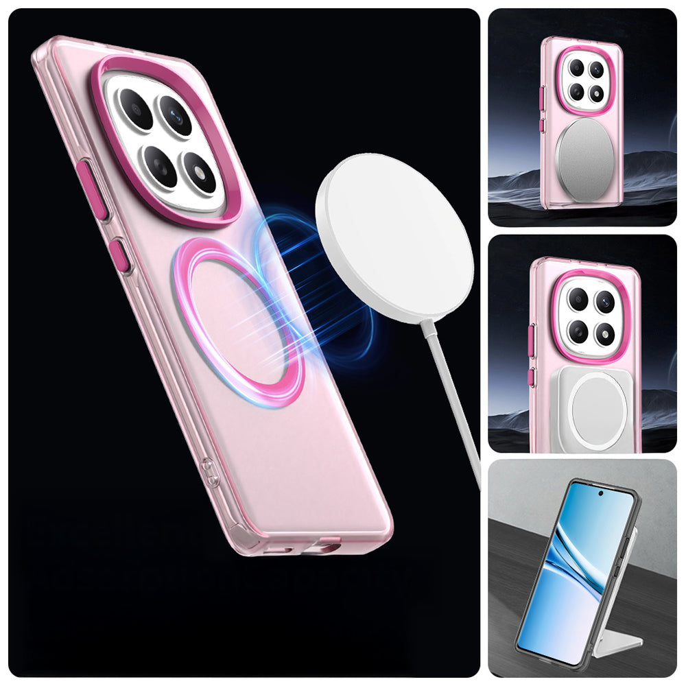Handyhülle für Xiaomi Redmi Note 15 4G / Redmi Note 15 5G / POCO M8 5G, Techsuit CandyCase MagSafe, Rosa