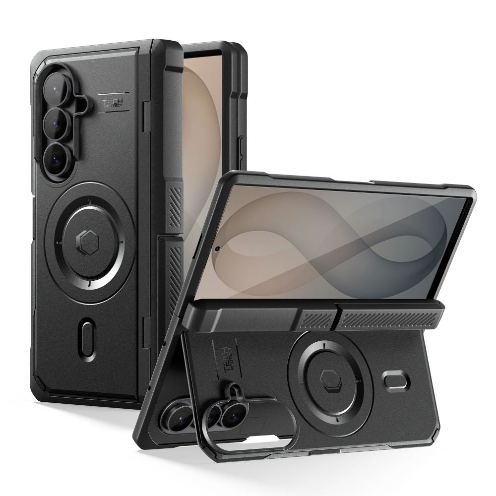 Handyhülle 360° für Galaxy Z Fold8 Ultra, Tech- Protect Kevlar Pro MagSafe, Schwarz (1/9)