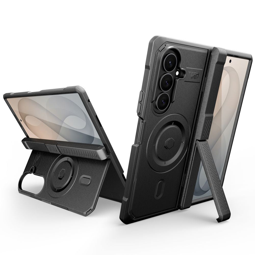 Handyhülle 360° für Galaxy Z Fold8 Ultra, Tech- Protect Kevlar Pro MagSafe, Schwarz (2/9)
