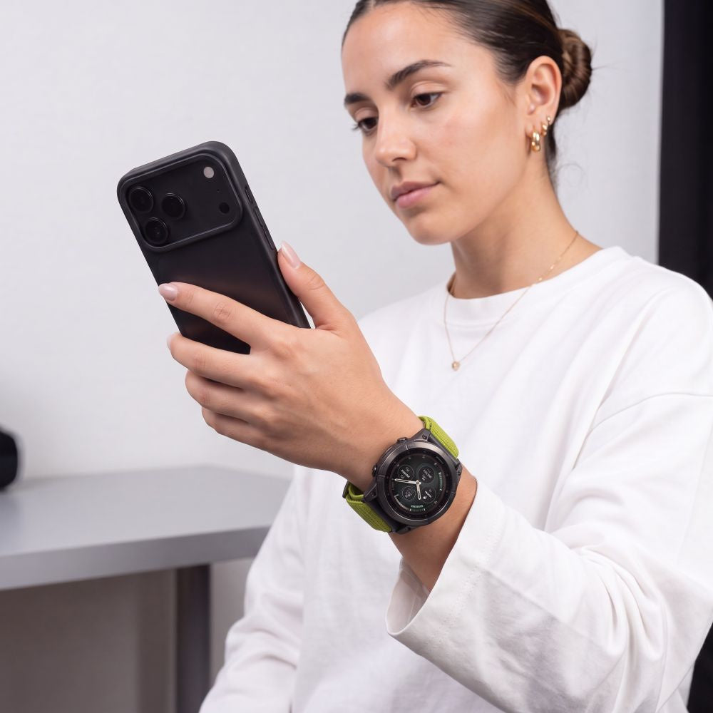 Armband für QuickFit 22 mm, Tech-Protect NylonLoop, Grün (4/9)