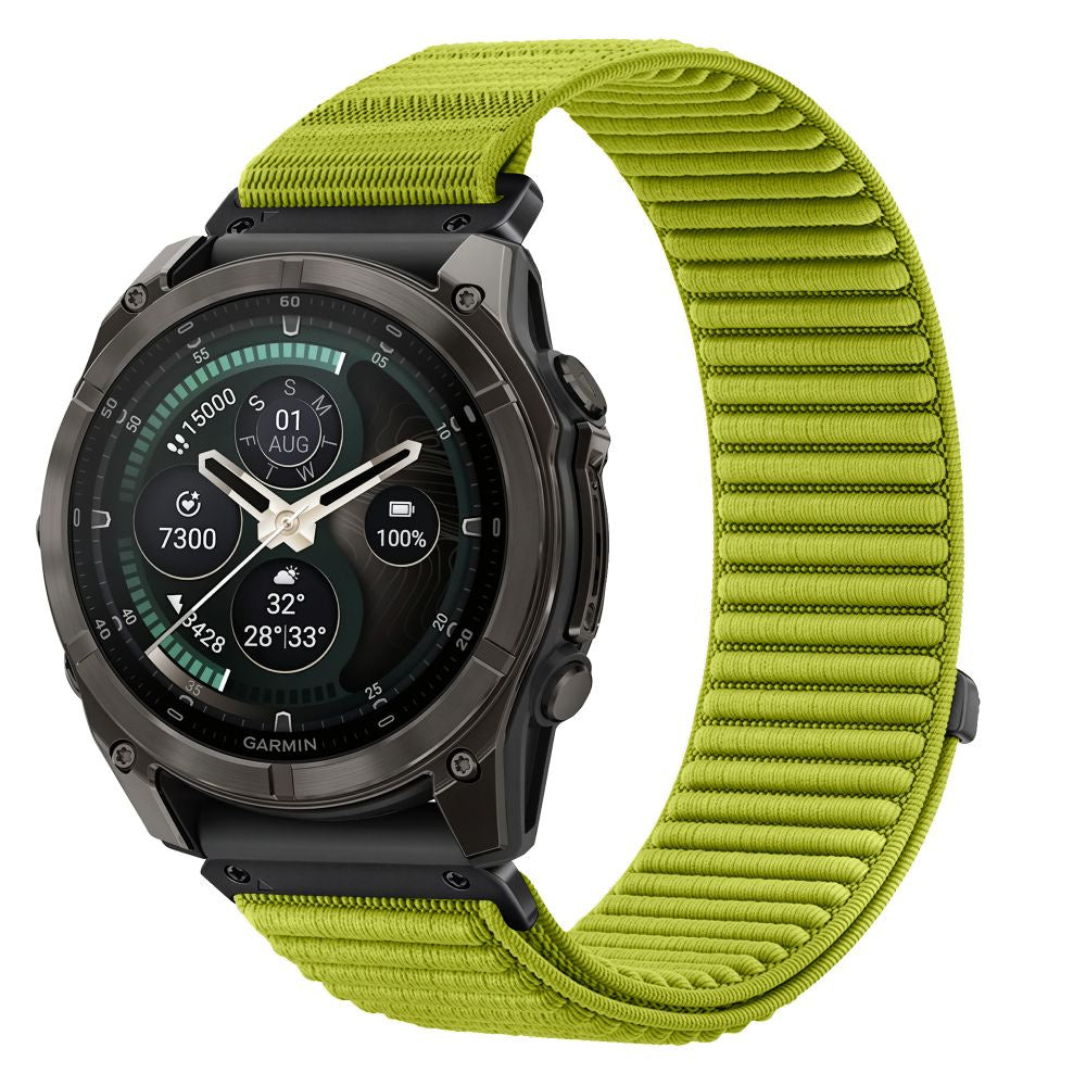 Armband für QuickFit 22 mm, Tech-Protect NylonLoop, Grün (9/9)