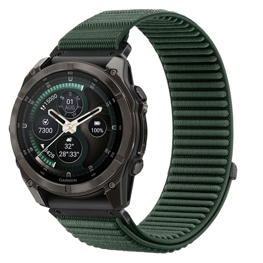 Armband für QuickFit 22 mm, Tech-Protect NylonLoop, Grün (2/9)