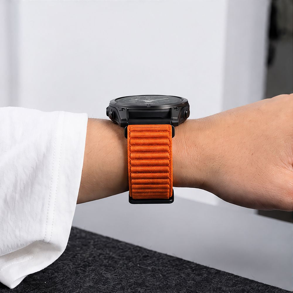 Armband für QuickFit 26 mm, Tech Protect NylonLoop, Orange (5/10)