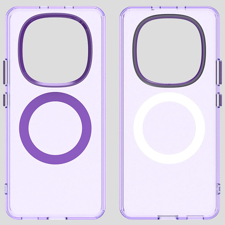Handyhülle für Xiaomi Redmi Note 15 4G / Redmi Note 15 5G / POCO M8 5G, Techsuit CandyCase MagSafe, Violett