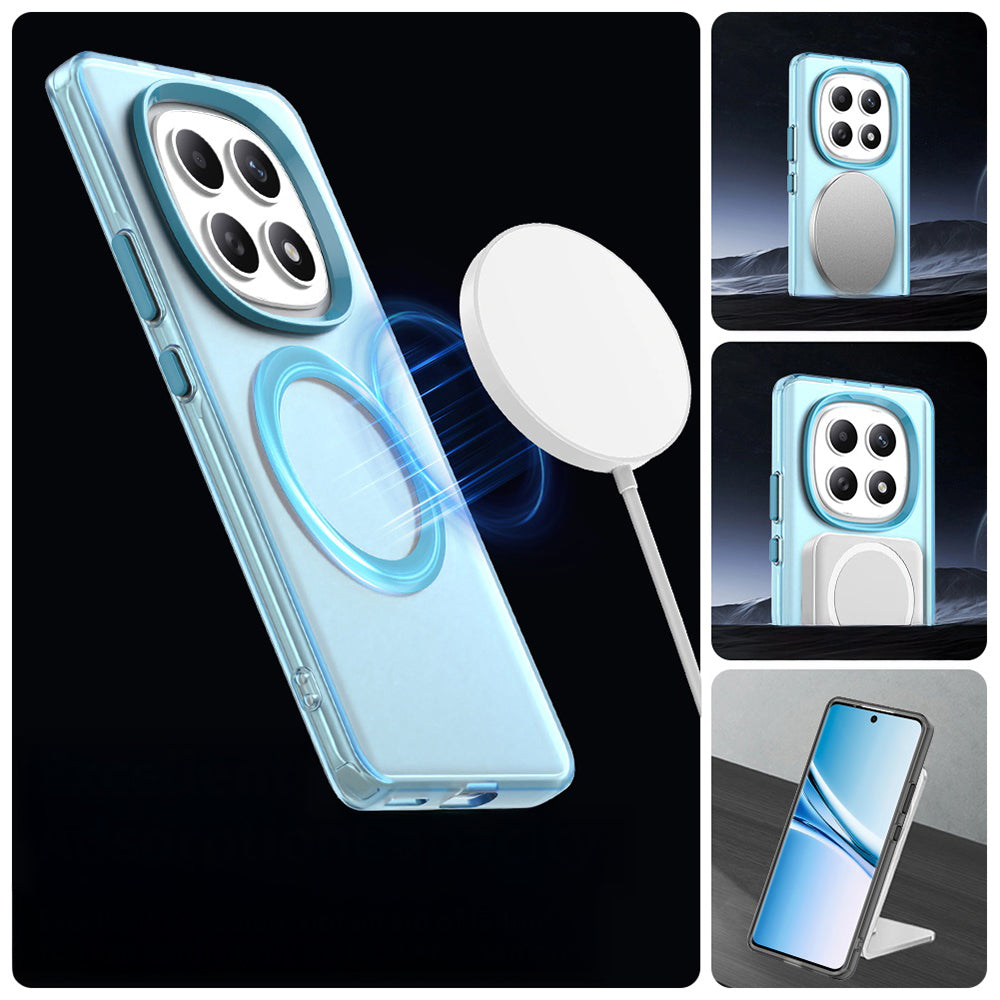 Handyhülle für Xiaomi Redmi  Note 15 4G / Redmi  Note 15 5G / POCO M8 5G, Techsuit CandyCase MagSafe, Blau