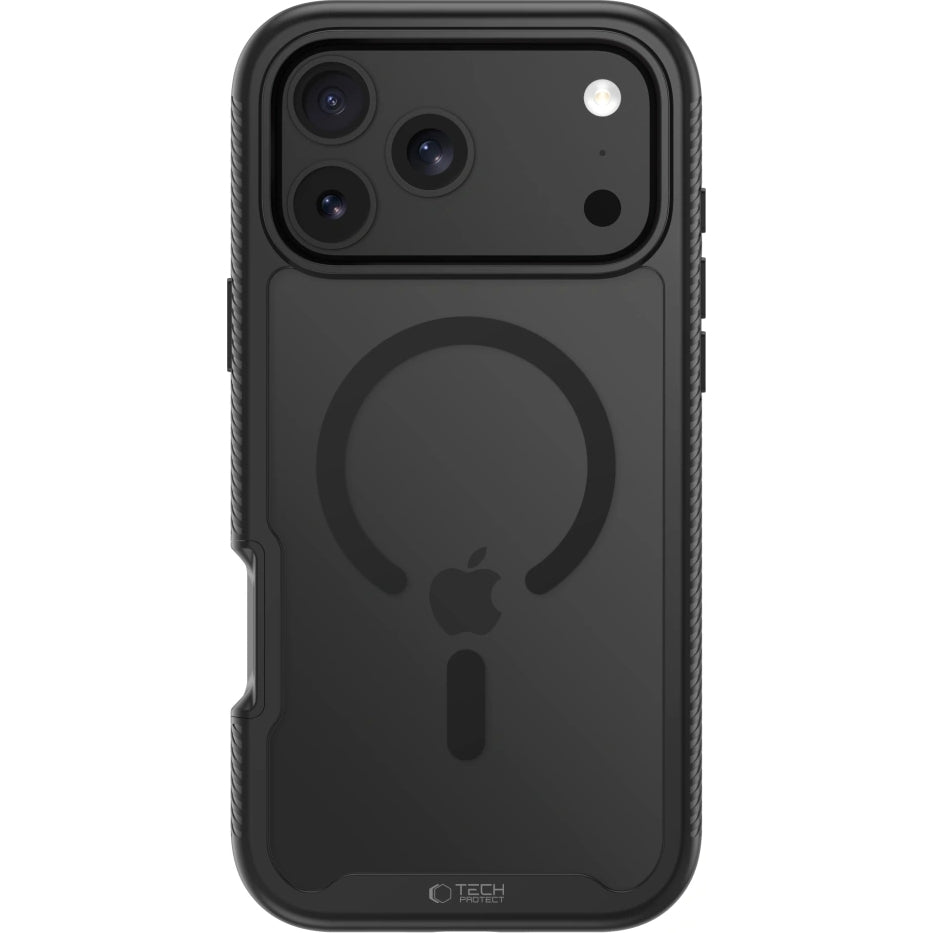 Handyhülle für iPhone 18 Pro Max / 17 Pro Max, Tech-Protect Defense mit MagSafe, mattes Schwarz