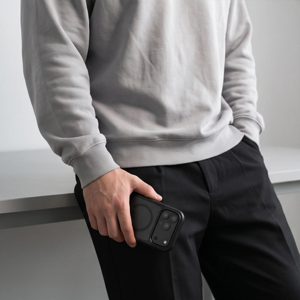 Handyhülle für iPhone 18 Pro Max / 17 Pro Max, Tech-Protect Defense mit MagSafe, mattes Schwarz