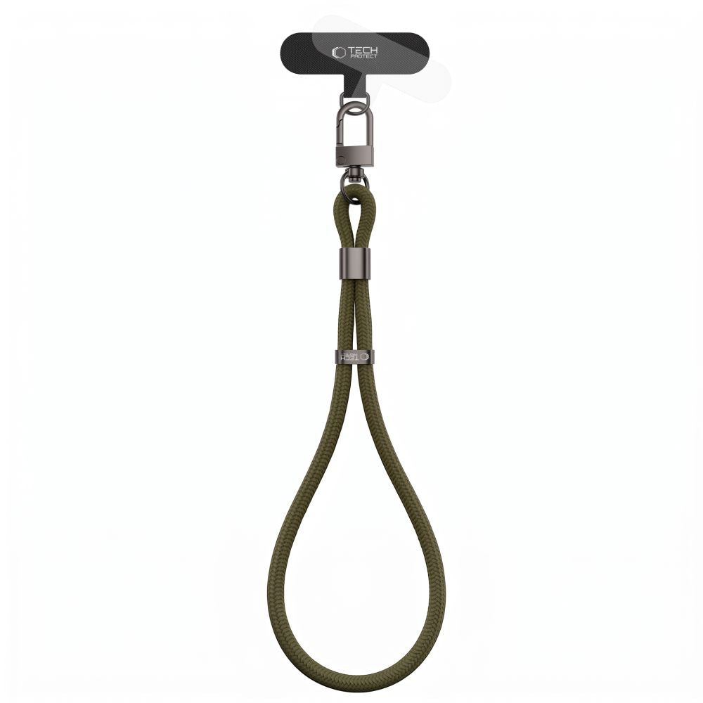 Handy Lanyard für das Handgelenk, universell, Tech-Protect C11S Rope Wrist Strap, Khaki