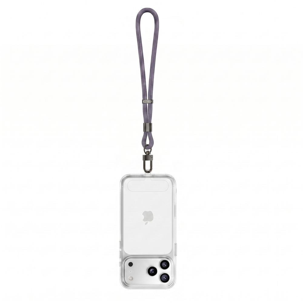 Handy Lanyard für das Handgelenk, universell, Tech-Protect C11S Rope Wrist Strap, Grau