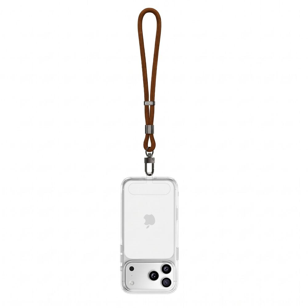 Handy Lanyard für das Handgelenk, universell, Tech-Protect C11S Rope Wrist Strap, Braun