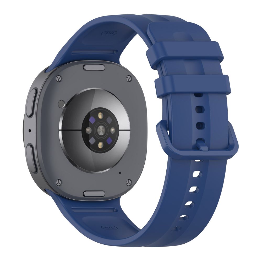 Silikon Armband für Samsung Galaxy Watch 9 40 mm / 44 mm / 8 40 mm / 44 mm / 8 Classic 46 mm, Tech-Protect Silicone Evo, Dunkelblau