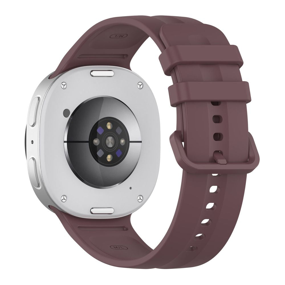 Silikon Armband für Samsung Galaxy Watch 9 40 mm / 44 mm / 8 40 mm / 44 mm / 8 Classic 46 mm, Tech-Protect Silicone Evo, Violett