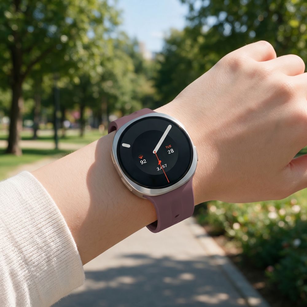 Silikon Armband für Samsung Galaxy Watch 9 40 mm / 44 mm / 8 40 mm / 44 mm / 8 Classic 46 mm, Tech-Protect Silicone Evo, Violett