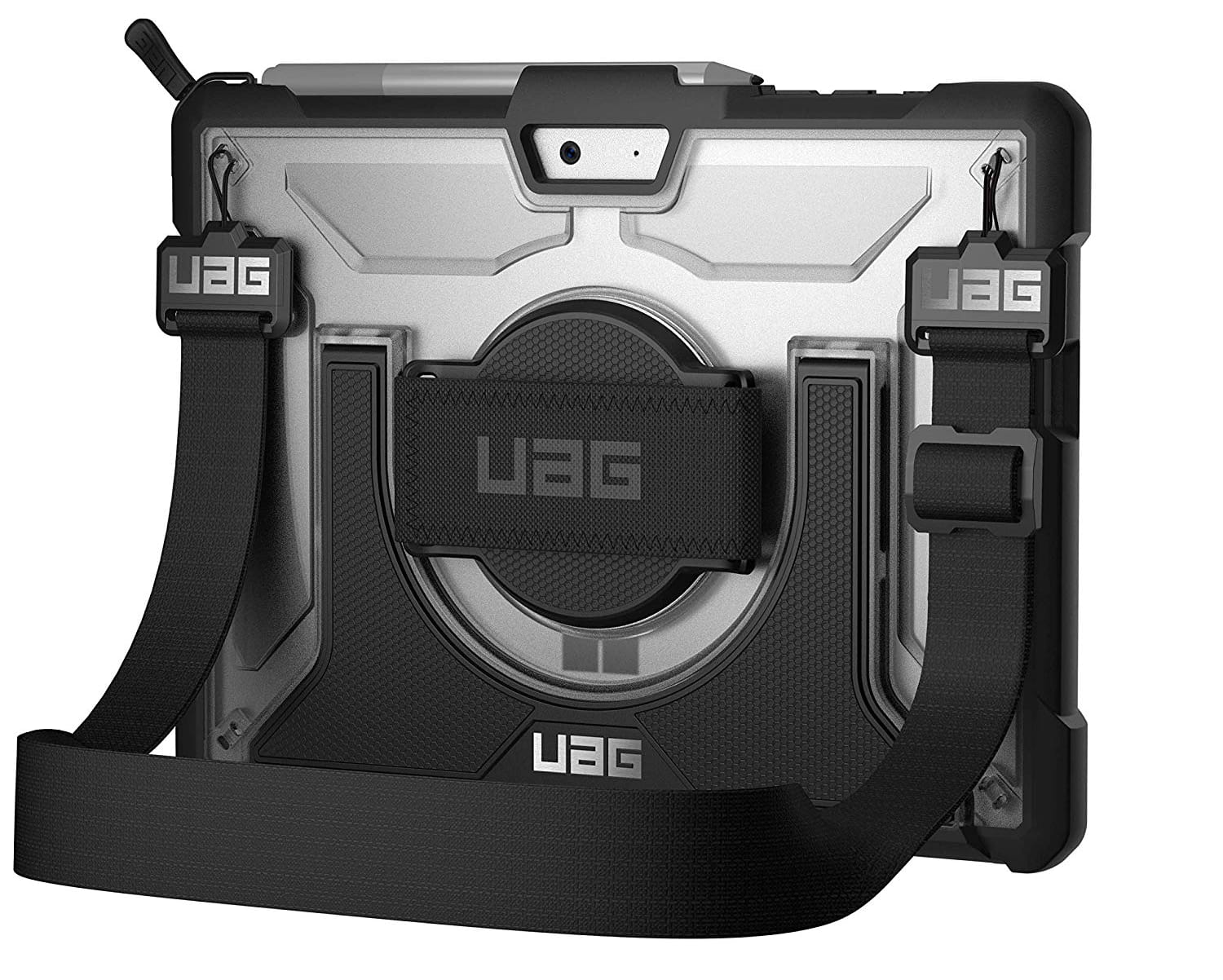 Hülle für Microsoft Surface Go 4 / Go 3 / Go 2 / Go, Urban Armor Gear UAG Plasma, Schwarz / Transparent