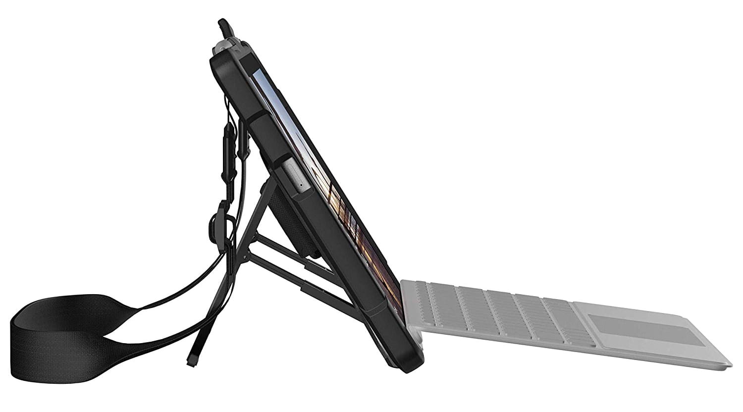 Hülle für Microsoft Surface Go 4 / Go 3 / Go 2 / Go, Urban Armor Gear UAG Plasma, Schwarz / Transparent