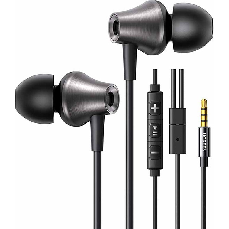 Kabelgebundene In-Ear-Kopfhörer mit 3.5 mm Mini-Jack, Ugreen EP105, Schwarz