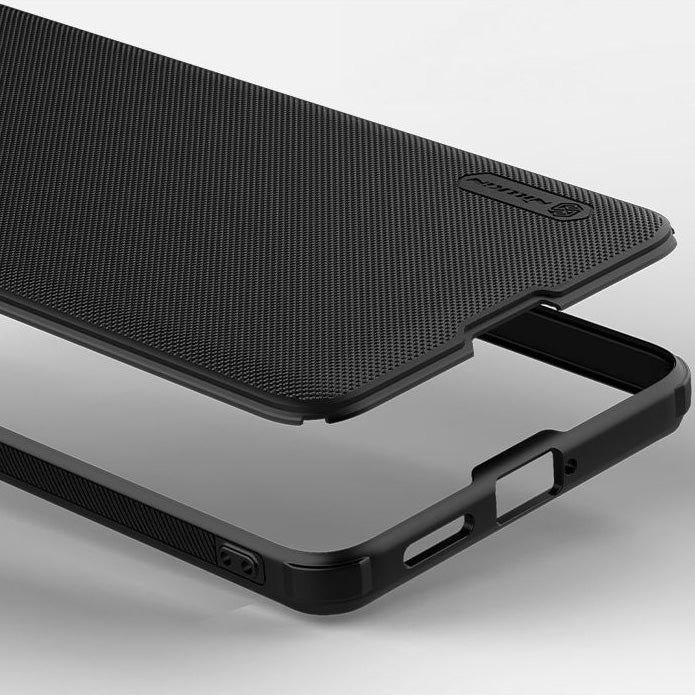 Handyhülle für Xiaomi POCO F6 / Redmi Turbo 3, Nillkin Super Frosted Shield Pro, Schwarz