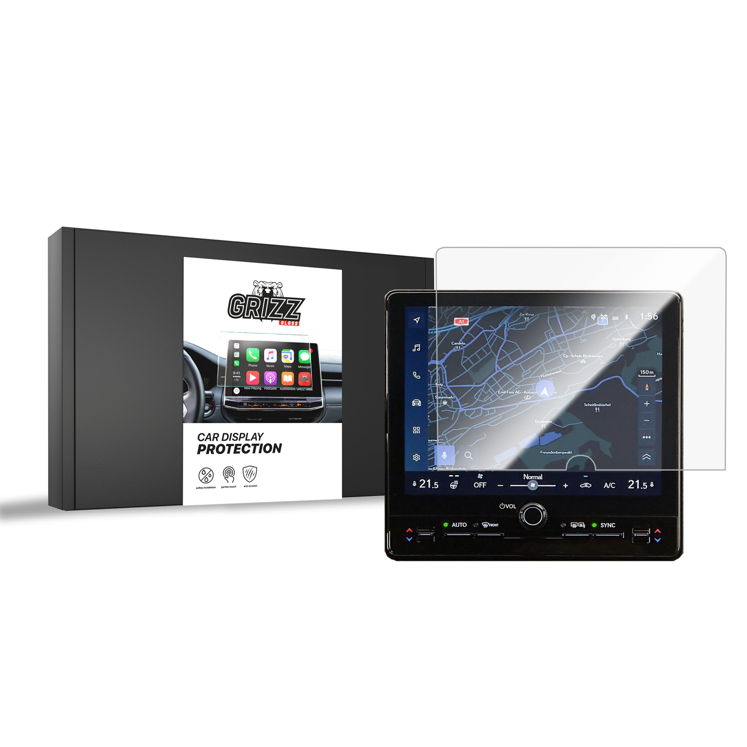 Keramische Autodisplayfolie für Lexus LBX 9,8" (2023-2026), Grizz Protector