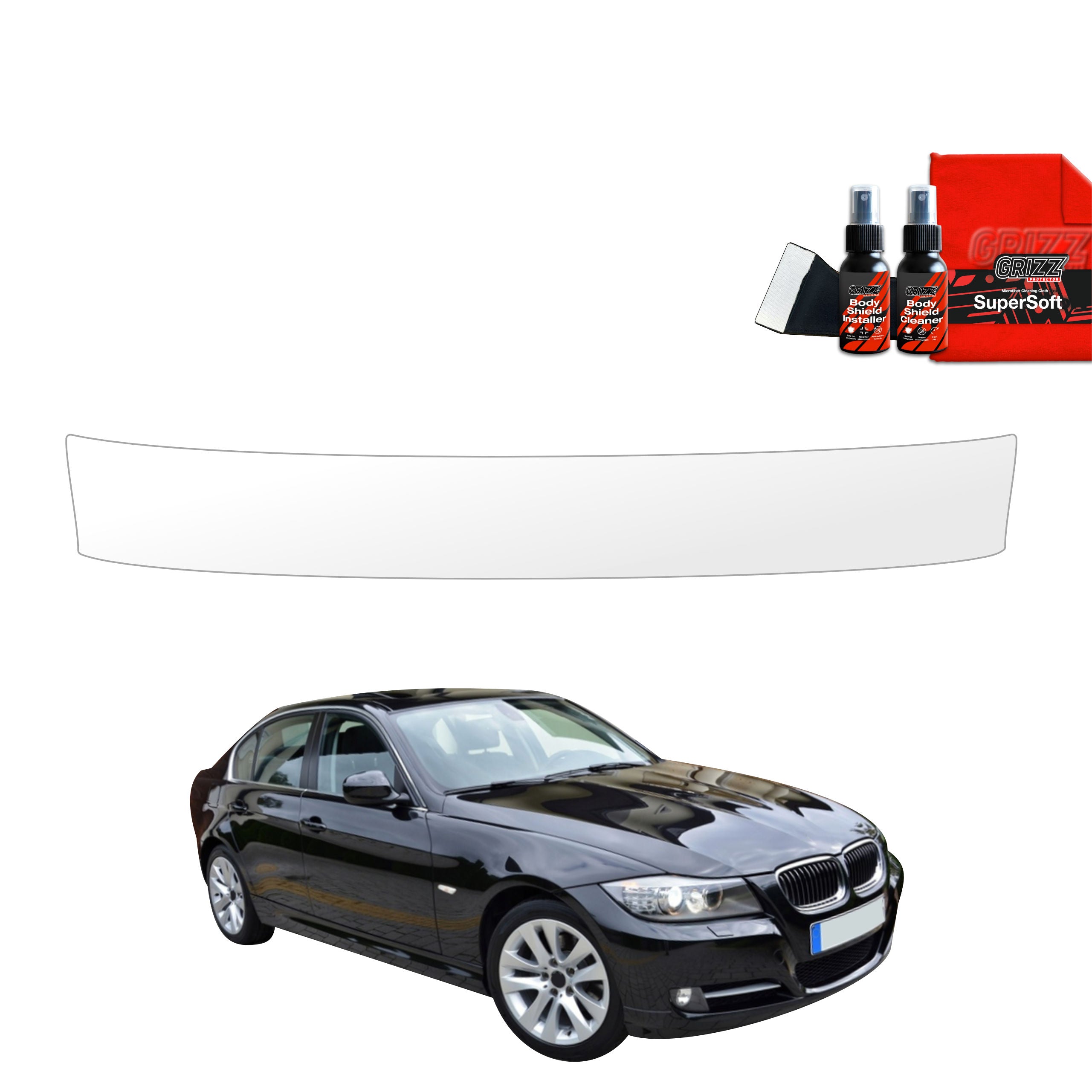 Schutzfolie Grizz Protector für Ladekante - BMW 3 E90 Sedan LCI (2008-2012)