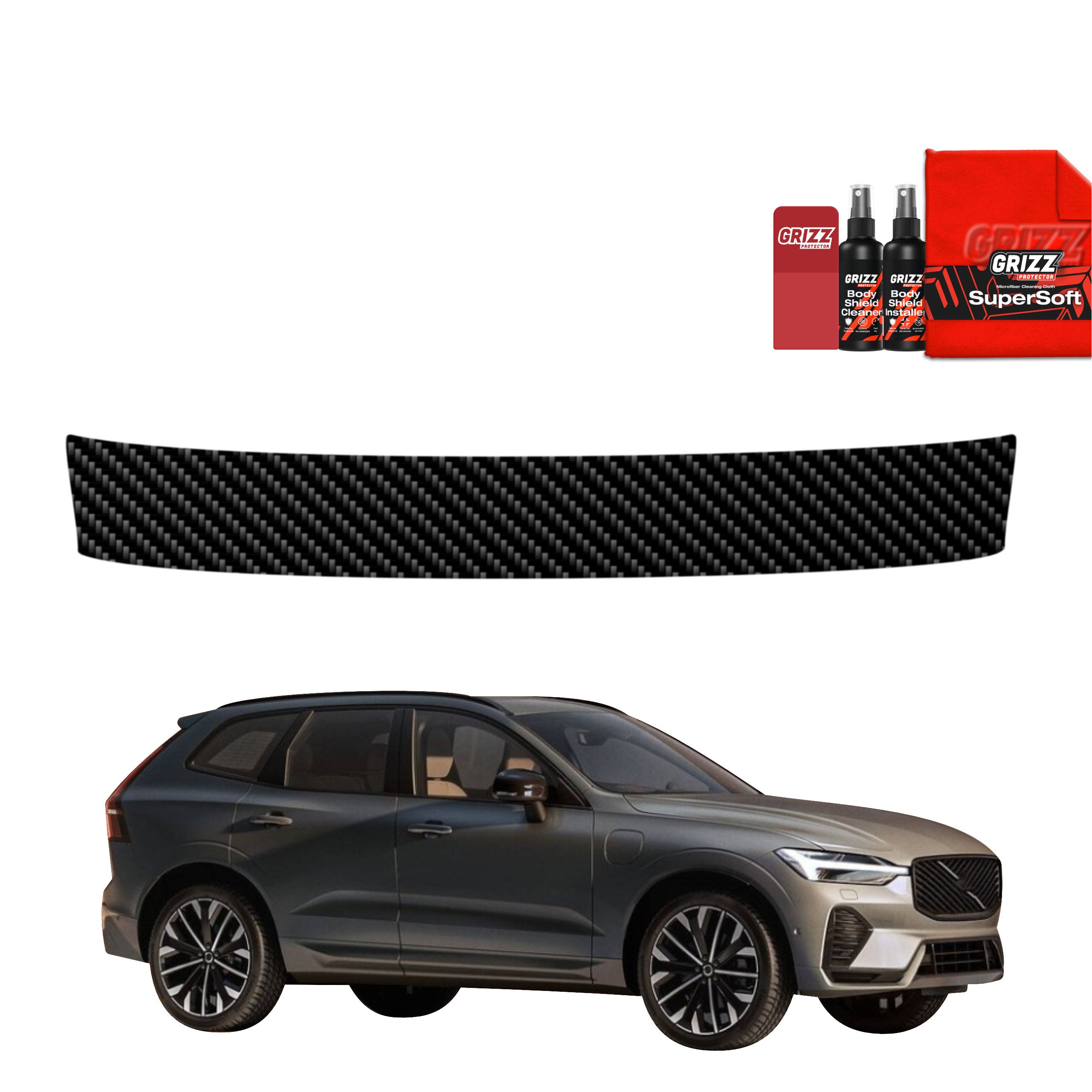 Kohlenstoff Schutzfolie Grizz Protector für Ladekante - Volvo XC60 (2025-2026)