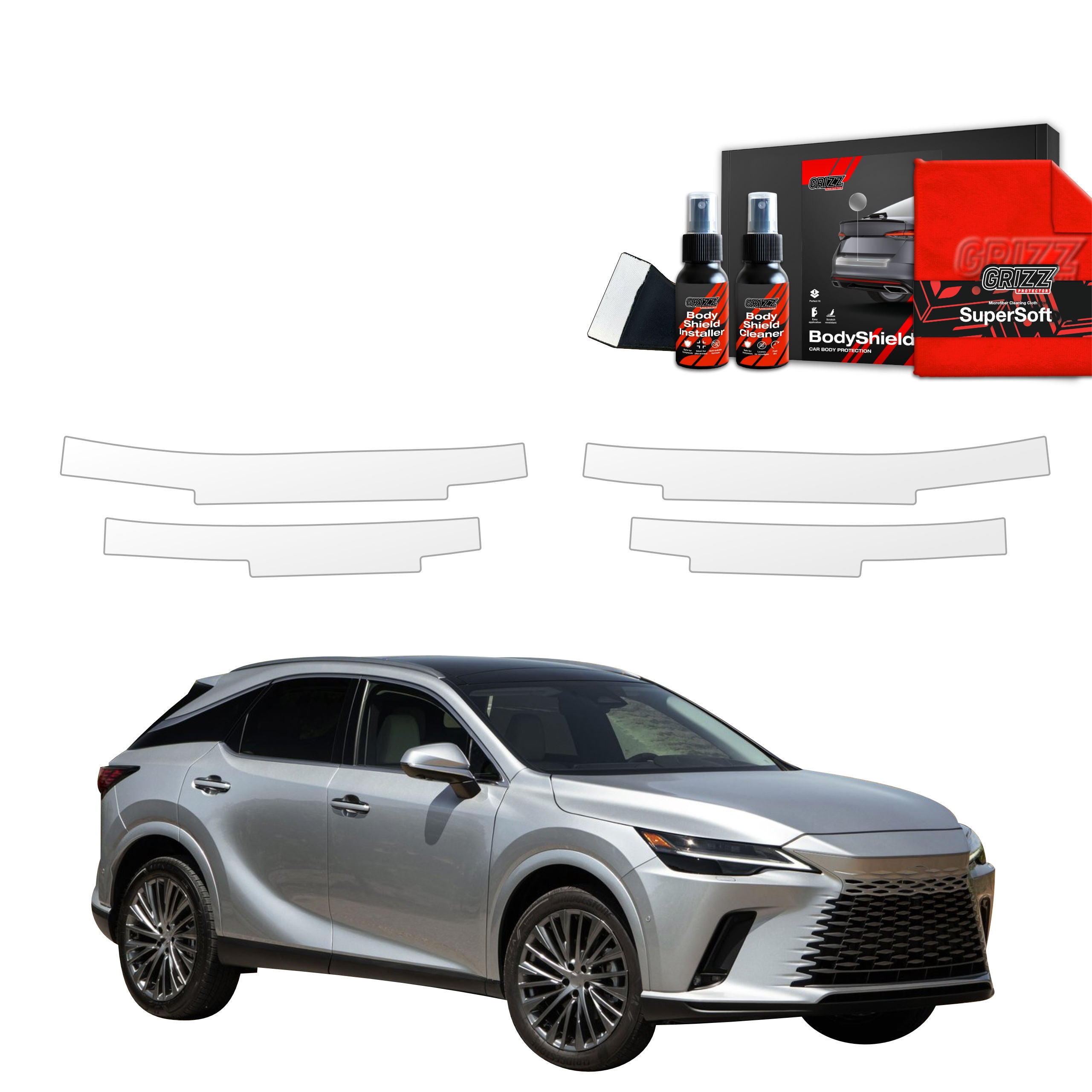 4in1 Schutzfolie Grizz Protector für Schweller - Lexus RX 350h (2022-2026)