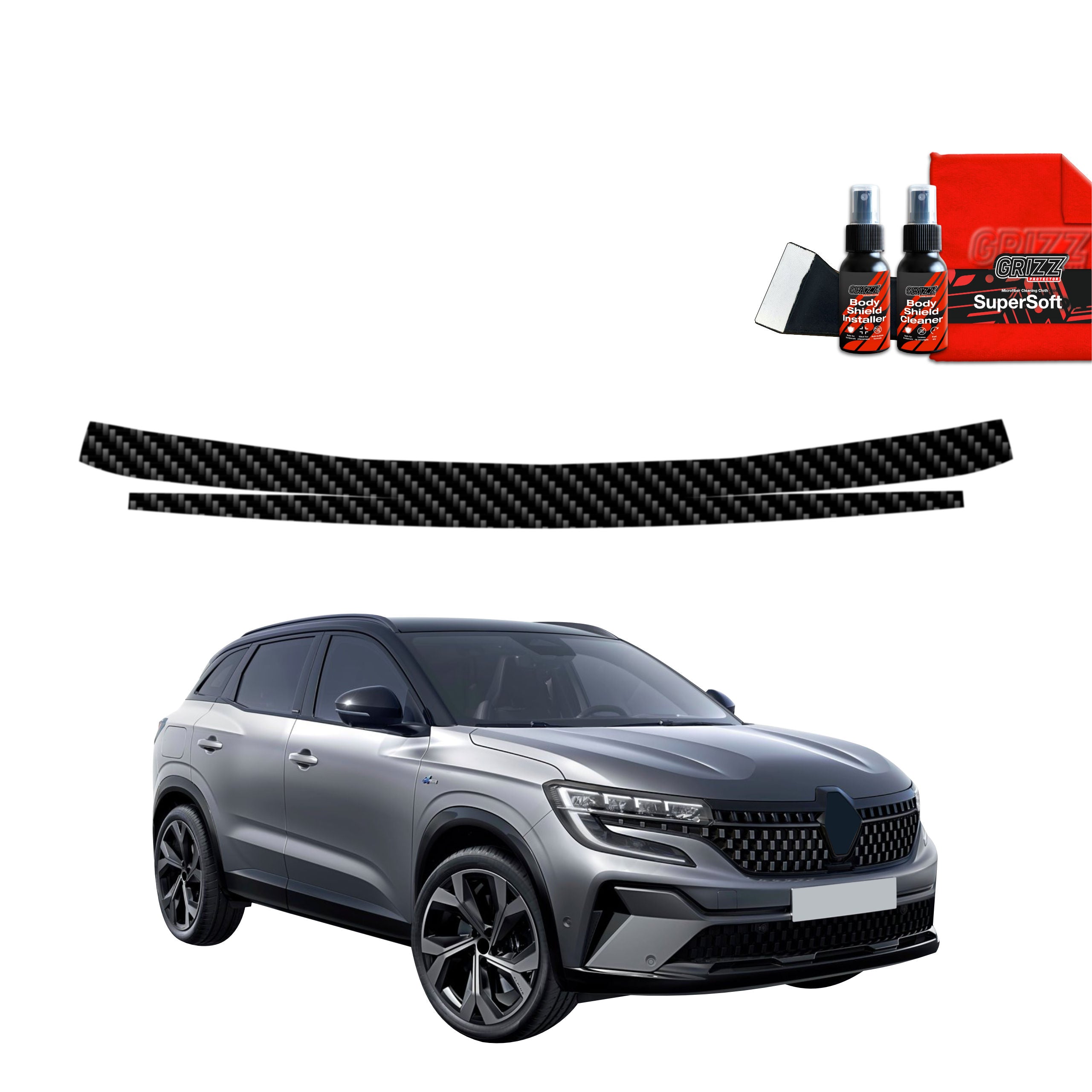 Kohlenstoff Schutzfolie Grizz Protector für Ladekante - Renault Austral (2022-2026)
