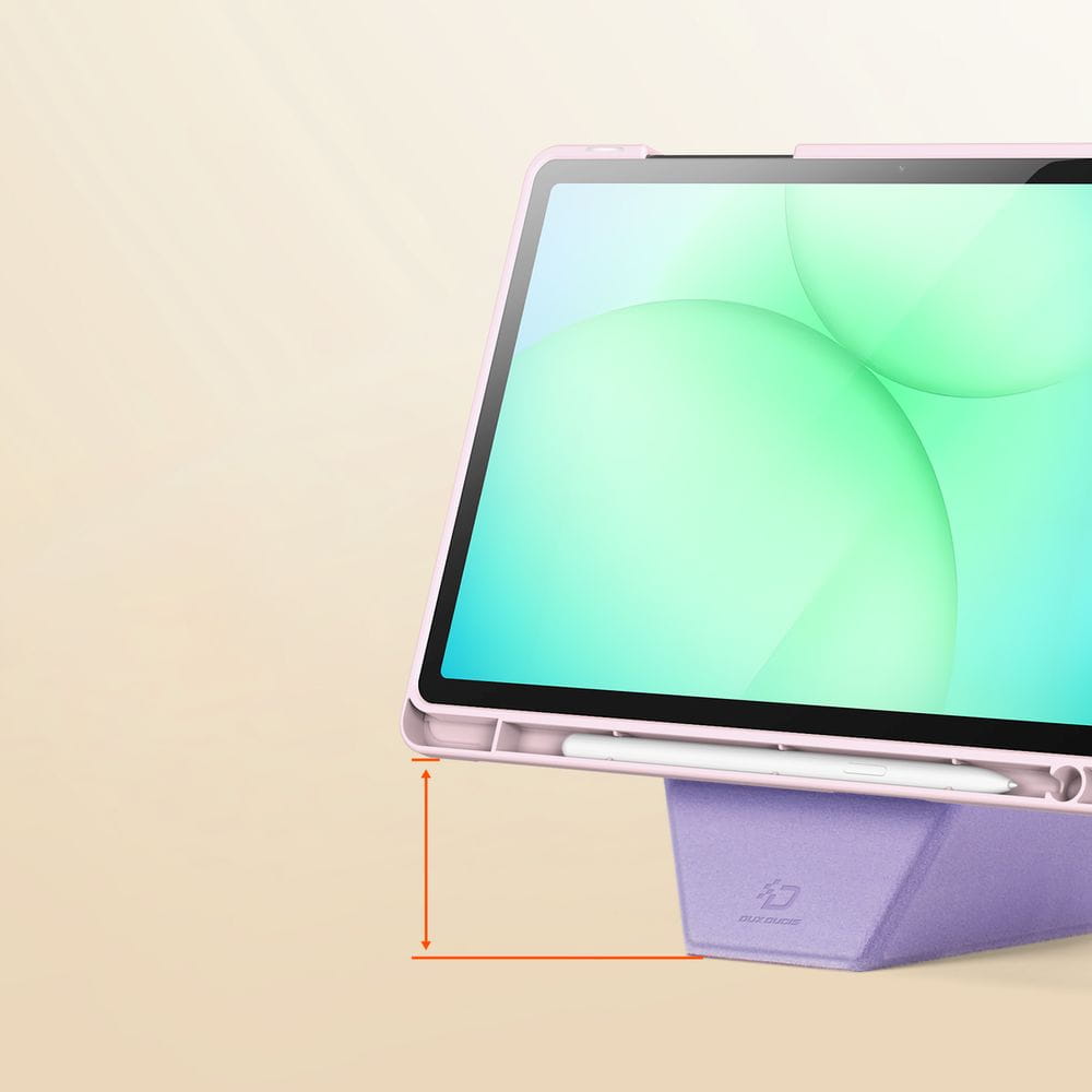 Schutzhülle mit Klappe für Galaxy Tab A11 Plus / A9 Plus, Dux Ducis Vers, Rosa