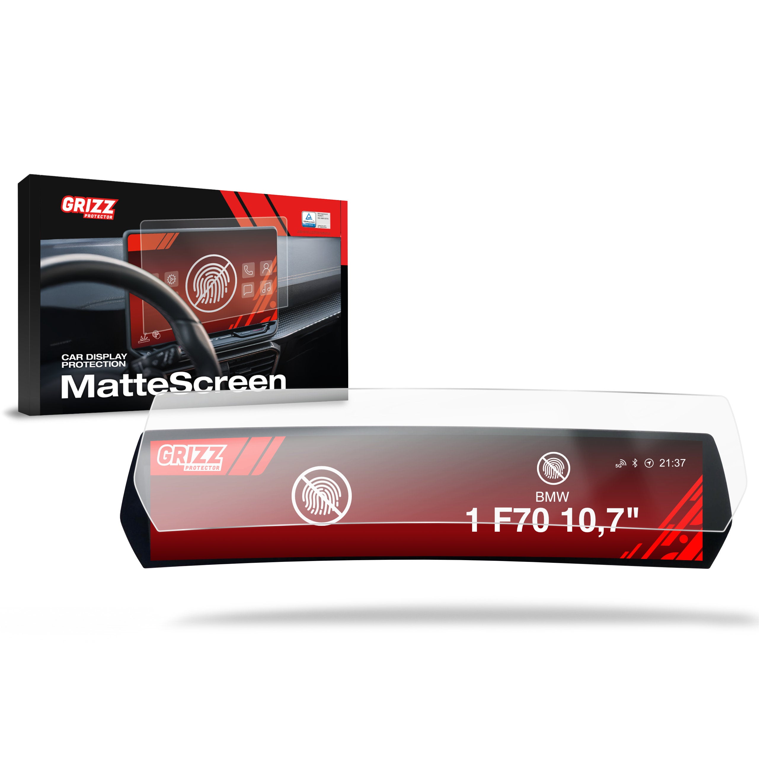 Matte Autodisplayfolie für BMW 1 F70 (2024-2026), Grizz Protector