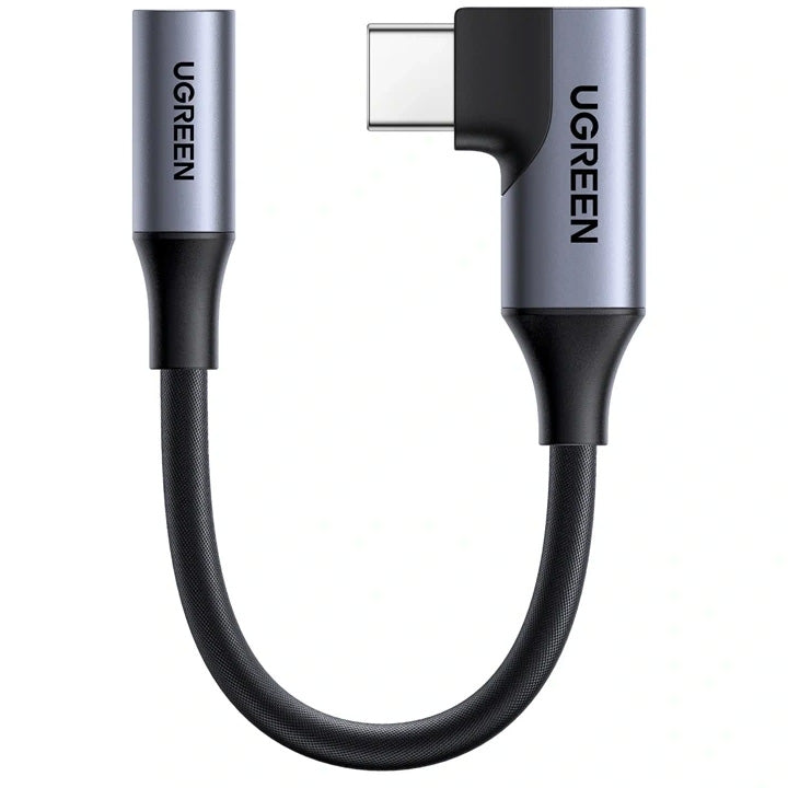 Ugreen Kabel / Adapter Audio USB-C auf 3.5 mm Klinke, Ugreen CM991, 10 cm, Grau