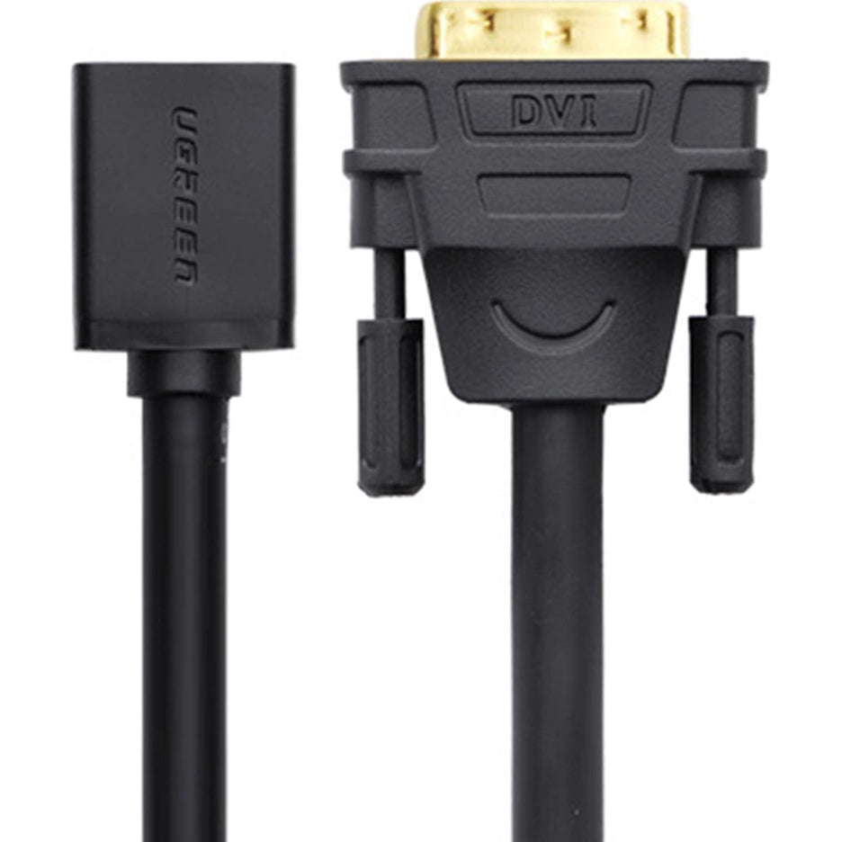 Adapter DVI (Stecker) - HDMI (Buchse), Ugreen, 0.15m, Schwarz